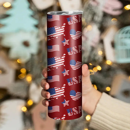 20oz Patriotic US Flag Tumbler